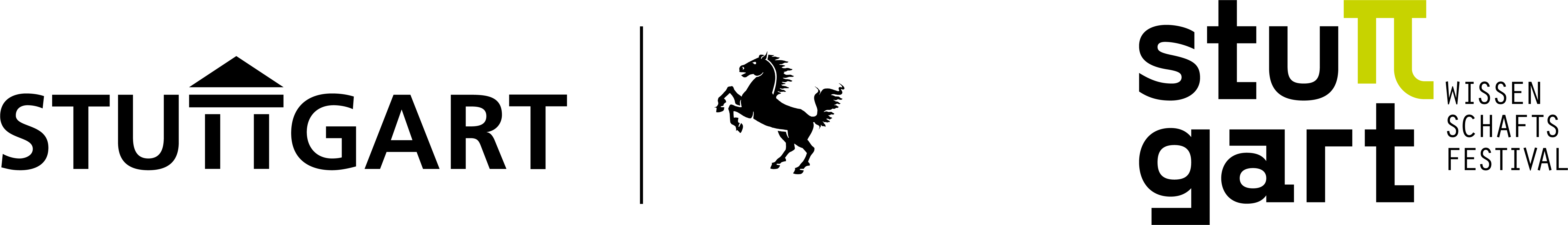 Stuttgart Logo mit Wissenschaftsfestival Logo